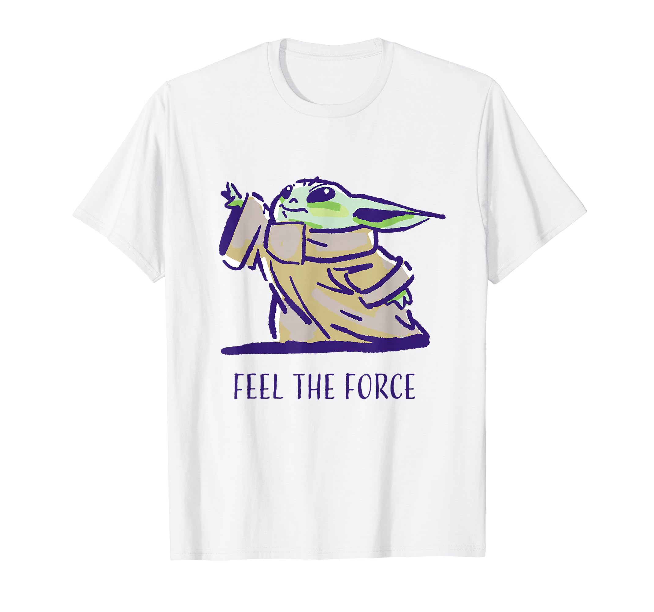 Amazon | 【マンダロリアン】グローグー手描き風A/152100056MI Tシャツ